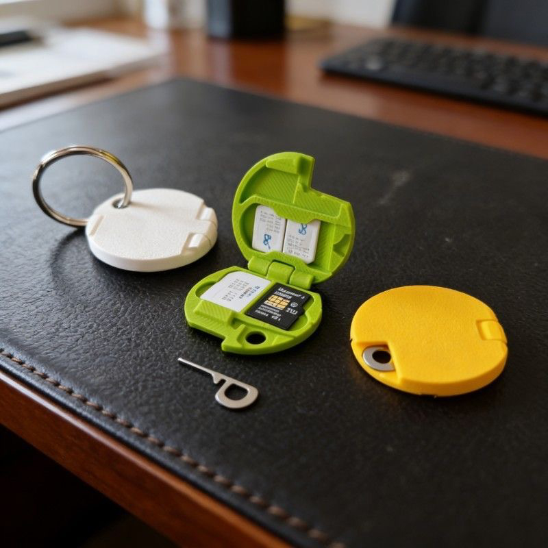 Memory Card Case - Drukowany w technologii 3D uchwyt na