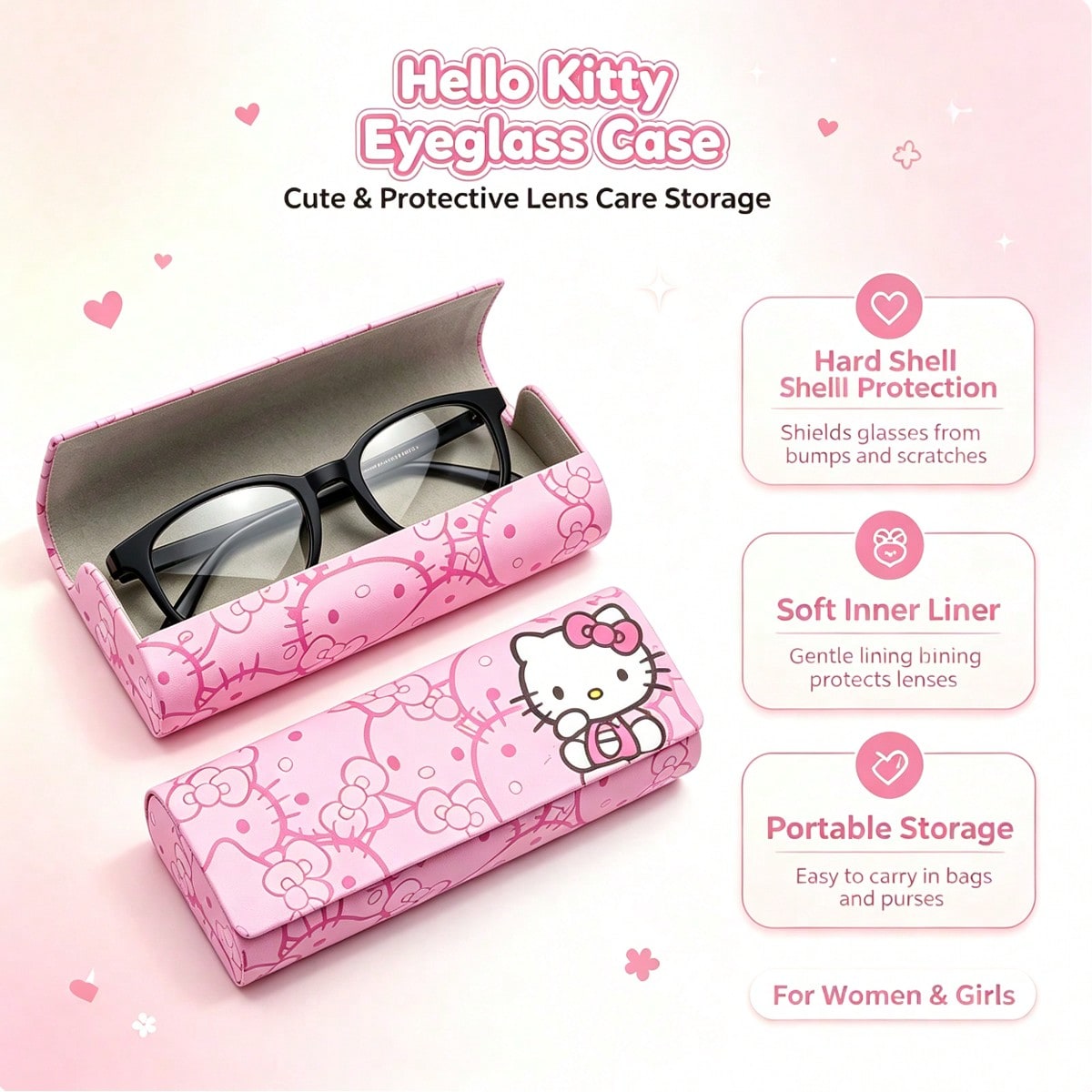 Twarde etui na okulary Hello K – Lens Case Pouch recenzja i cena