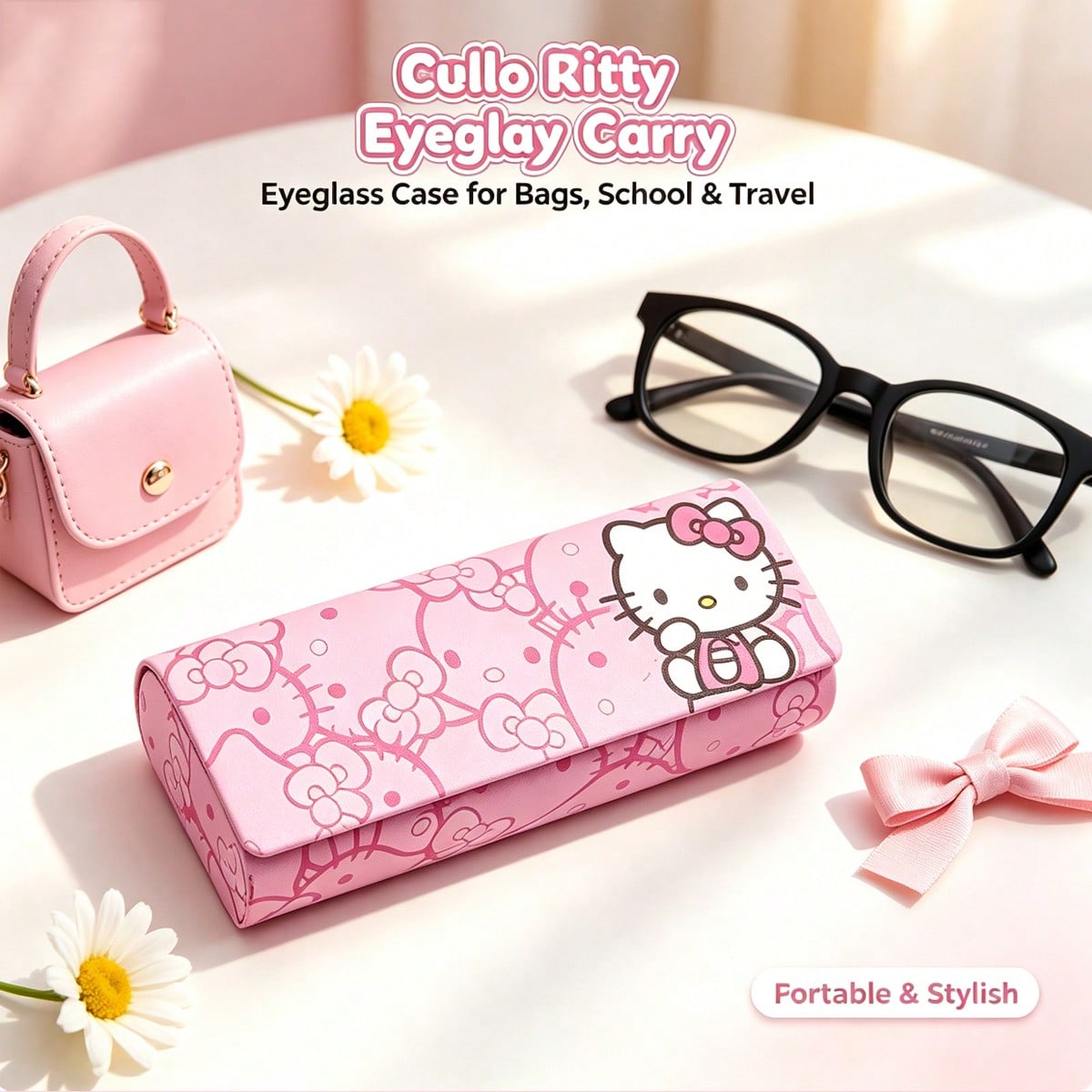 Twarde etui na okulary Hello K – Lens Case Pouch recenzja i cena