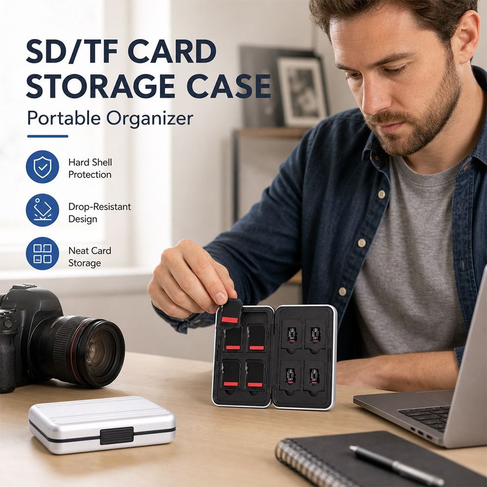 Etui na 16 kart pamięci, dwuwa – Memory Card Case recenzja i cena