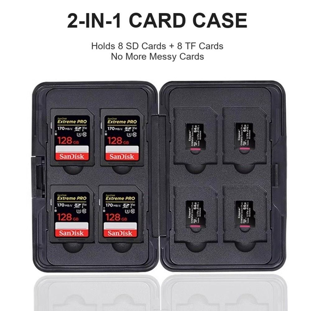 Etui na 16 kart pamięci, dwuwa – Memory Card Case recenzja i cena