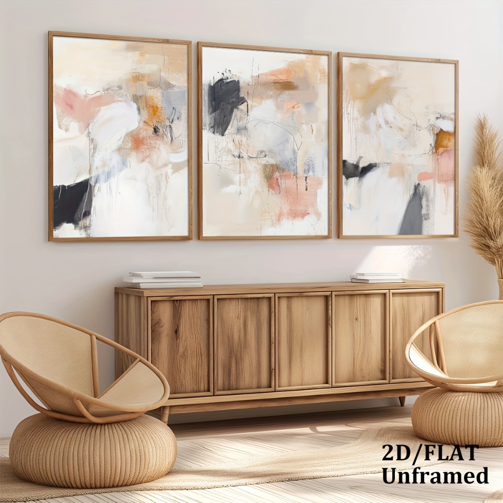 3 szt. Bezramowe, neutralne be – Photography Geometry recenzja i cena