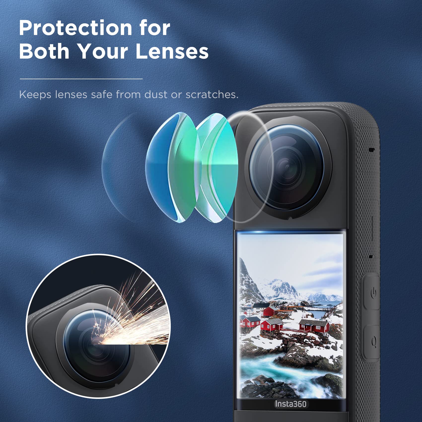 Zestaw akcesoriów do Insta360  – Lens Case Pouch recenzja i cena