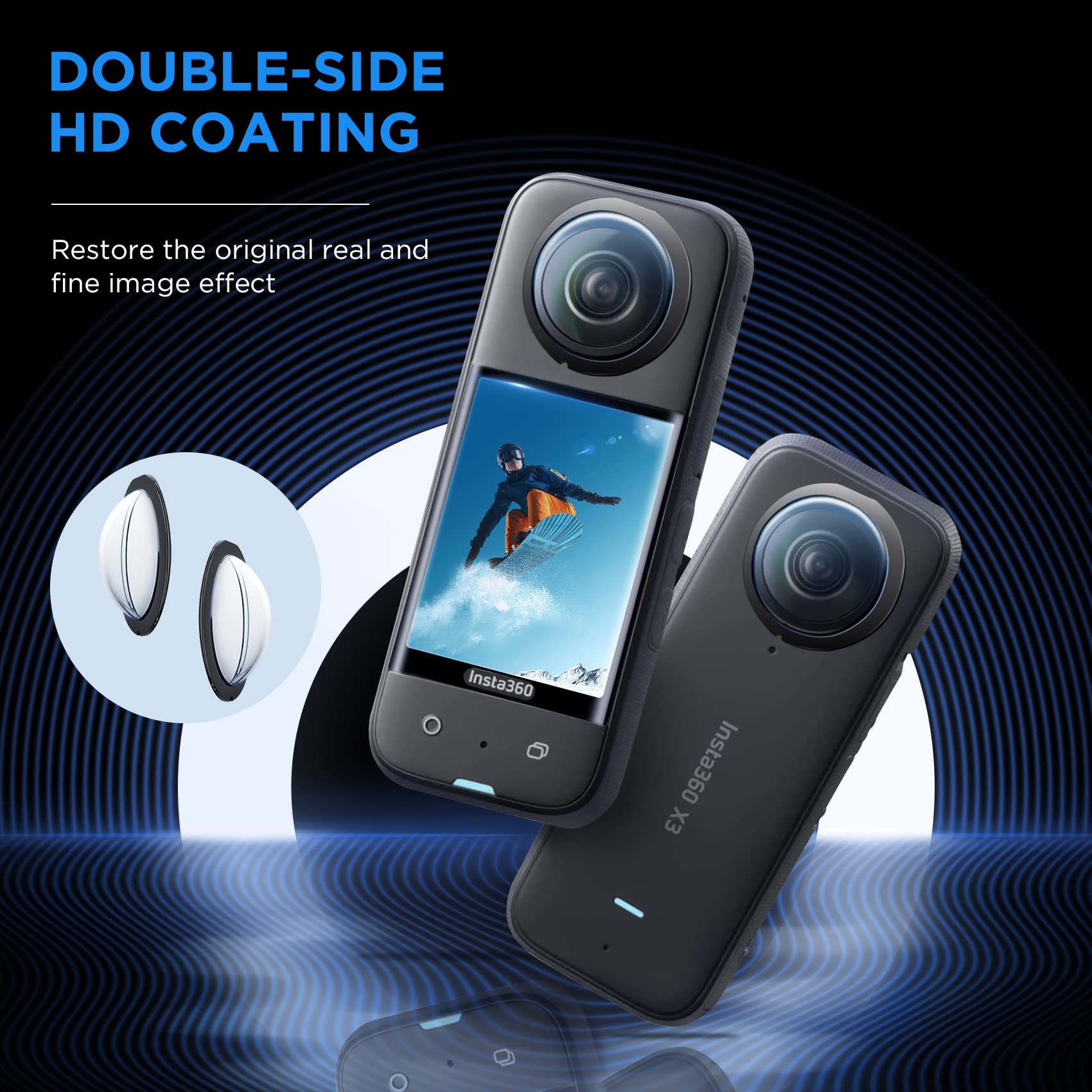 Zestaw akcesoriów do Insta360  – Lens Case Pouch recenzja i cena