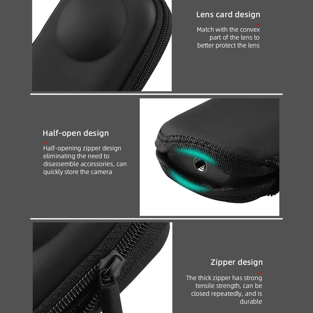 Zestaw akcesoriów do Insta360  – Lens Case Pouch recenzja i cena